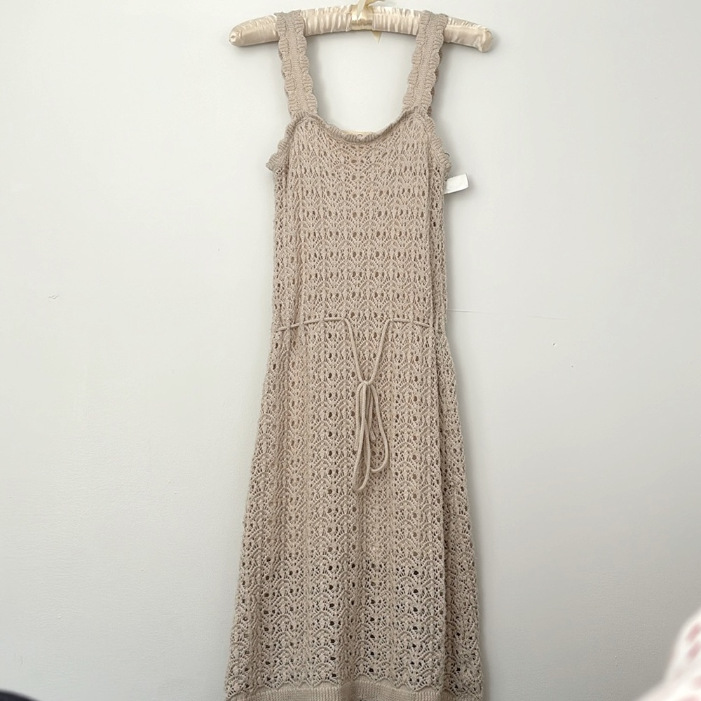 Jessica Simpson cream knit dress
